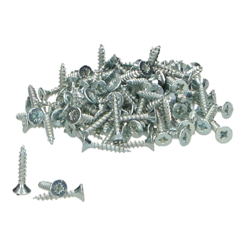 Vis pour profil aluminium en argent 3x16 - 250 pcs.