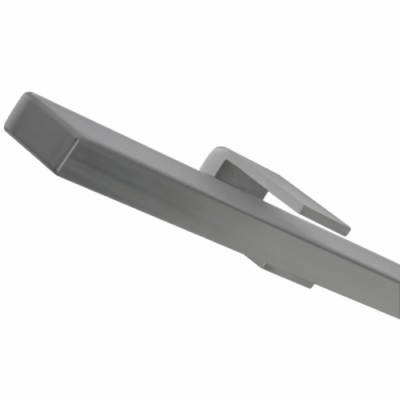 Acier inoxydable brossé plat 100 cm