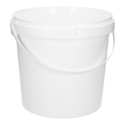 Seau 10 litres blanc